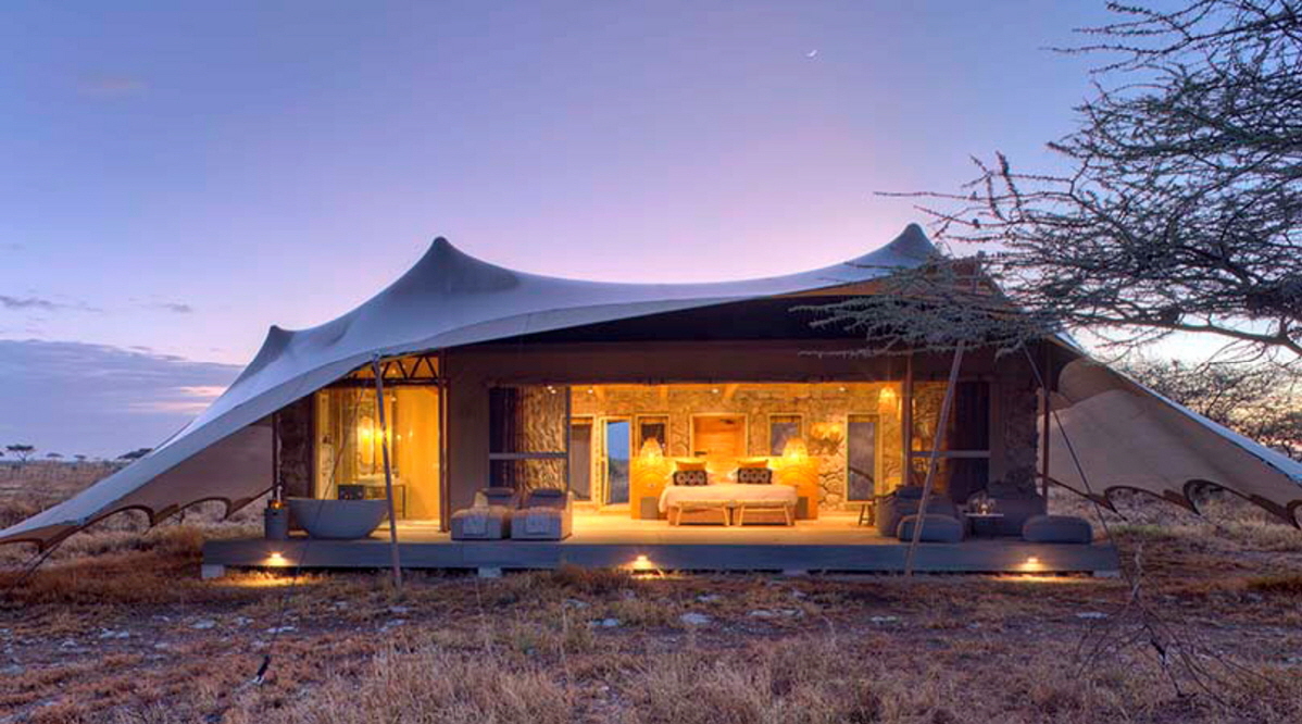 Namiri Plains  Serengeti  Luxuszelt 